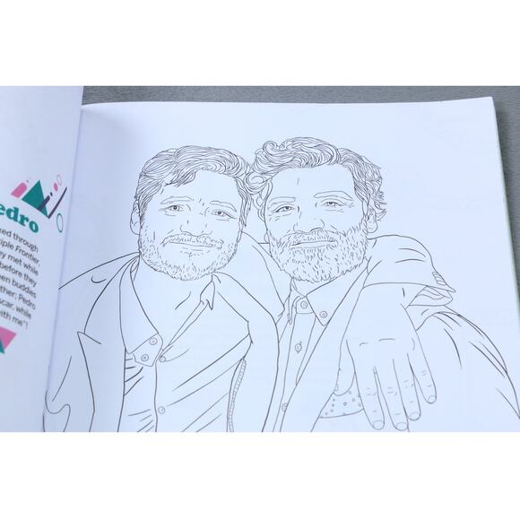 Pedro Pascal Colouring & Activity Book 2024 Illustrations Fun Puzzles & Quizzes - Picture 7 of 10